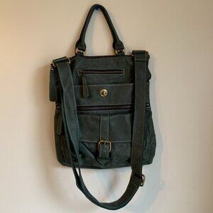 Roots - Army Green Hobo Crossbody